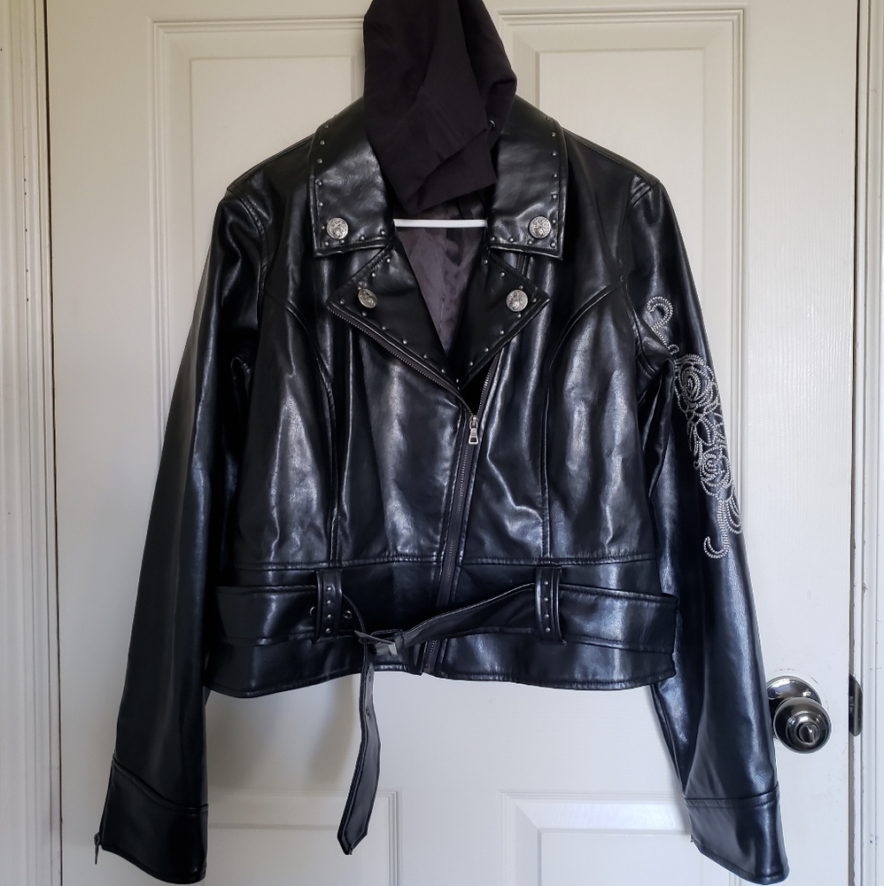 Women's Faux Leather Jacket